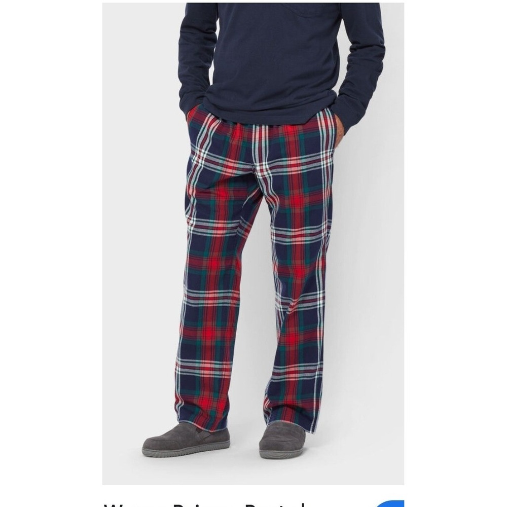 Duluth Trading Co Plaid Pajama Pants Lounge Sleepwear Men's Medium‎